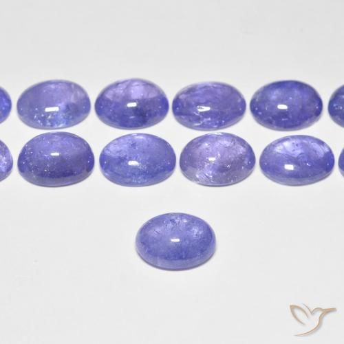 Tanzanite Intenso Viola Blu naturale da 3.33 ct, Ovale, Trasparente