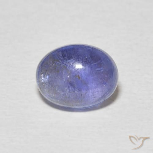 2.42ct Naturale Intenso Viola Blu Tanzanite, Ovale, Trasparente