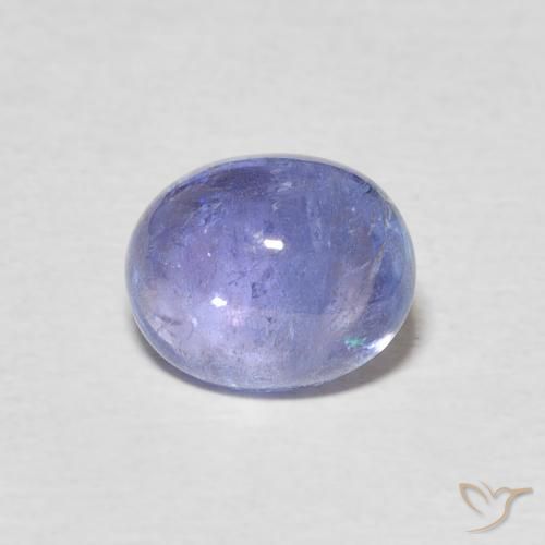 2.57ct Naturale Intenso Viola Blu Tanzanite, Ovale, Trasparente