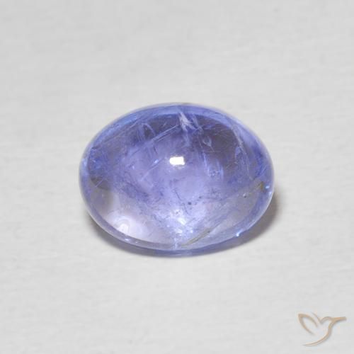 2.45ct Naturale Intenso Viola Blu Tanzanite, Ovale, Trasparente