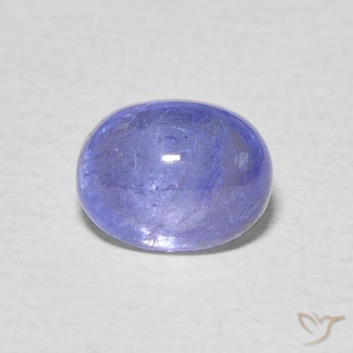 2.92ct Naturale Intenso Viola Blu Tanzanite, Ovale, Trasparente