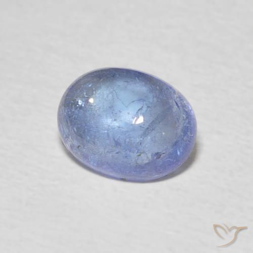 Tanzanite Blu navy chiaro naturale da 1.63 ct, Ovale, Trasparente