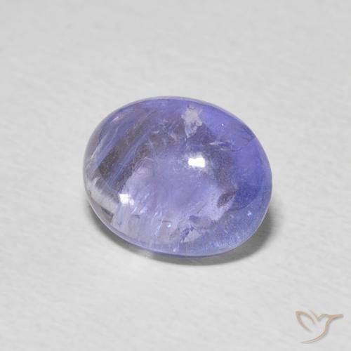 Tanzanite Intenso Viola Blu naturale da 3.45 ct, Ovale, Trasparente