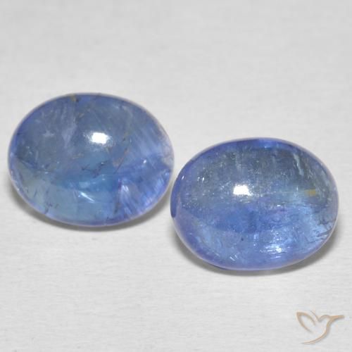 7.22ctw Naturale Viola blu chiaro Tanzanite, Ovale, Trasparente