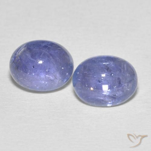 5.94ctw Naturale Azzurro Tanzanite, Ovale, Trasparente
