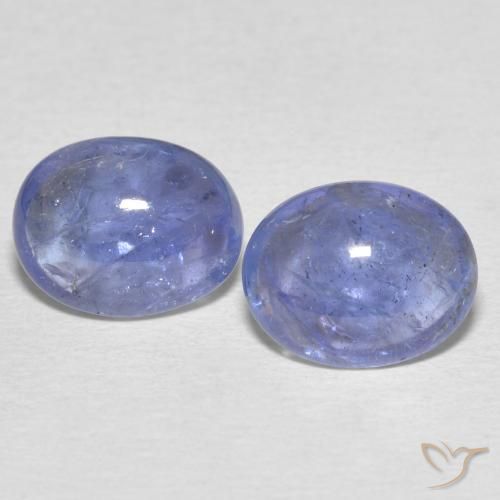 5.70ctw Naturale Bambina blu Tanzanite, Ovale, Trasparente