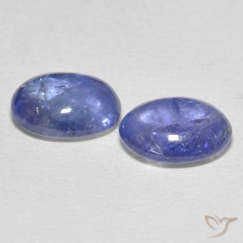 Gemme di Tanzanite Bambina blu naturale da 5.70 ct, Ovale, Trasparente