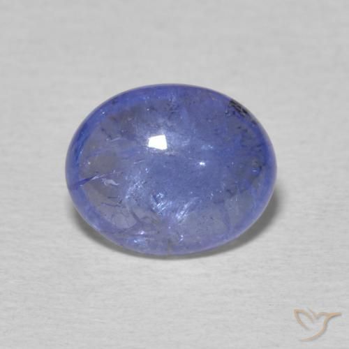 2.01ct Naturale Intenso Viola Blu Tanzanite, Ovale, Trasparente