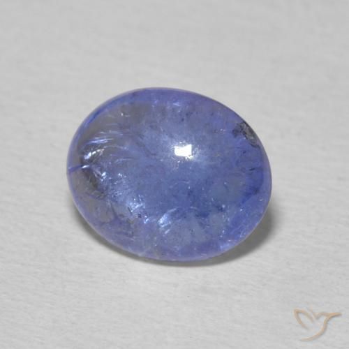 Tanzanite Intenso Viola Blu naturale da 2.01 ct, Ovale, Trasparente