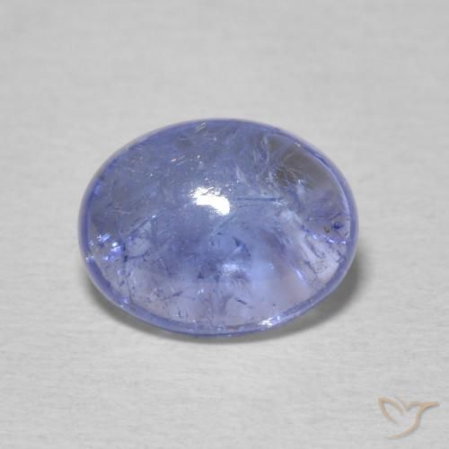 2.12ct Naturale Blu pastello Tanzanite, Ovale, Trasparente