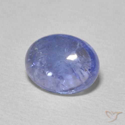 Tanzanite Blu pastello naturale da 2.12 ct, Ovale, Trasparente