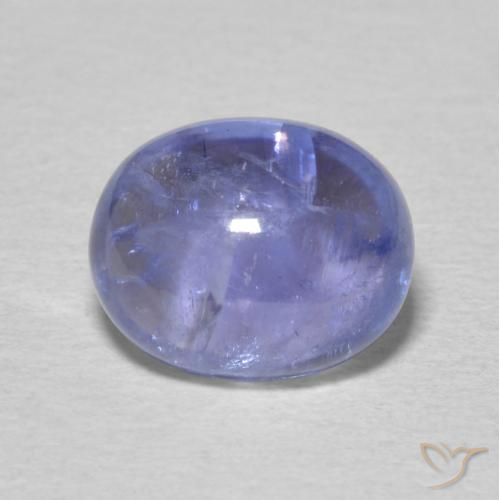 3.78ct Naturale Viola Blu Tanzanite, Ovale, Trasparente