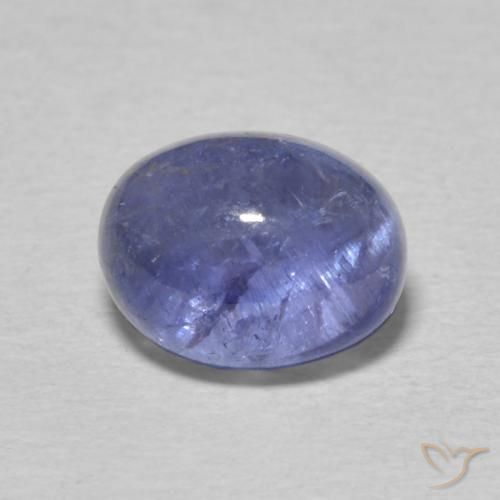 2.99ct Naturale Intenso Viola Blu Tanzanite, Ovale, Trasparente