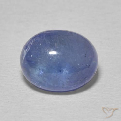 4.08ct Naturale Bambina blu Tanzanite, Ovale, Trasparente