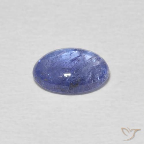 Tanzanite Azzurro naturale da 1.22 ct, Ovale, Trasparente