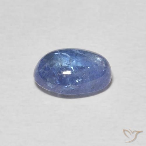 Tanzanite Viola blu chiaro naturale da 1.54 ct, Ovale, Trasparente