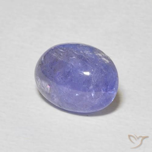 Tanzanite Intenso Viola Blu naturale da 2.10 ct, Ovale, Trasparente