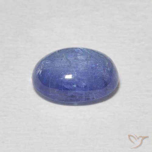 Tanzanite Viola blu chiaro naturale da 1.65 ct, Ovale, Trasparente