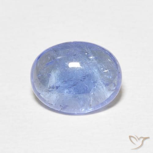 2.37ct Naturale Viola blu chiaro Tanzanite, Ovale, Trasparente