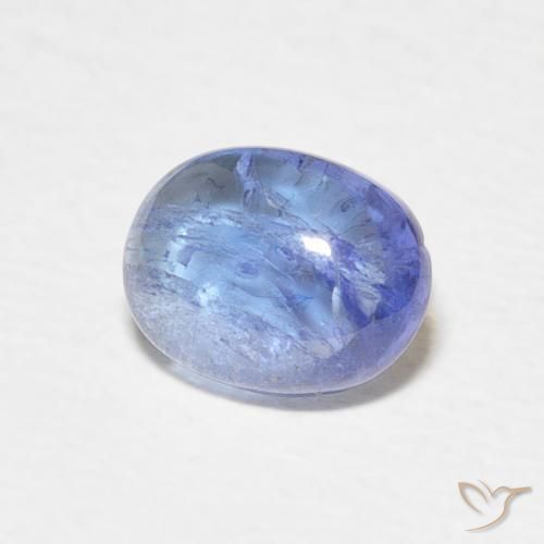 Tanzanite Azzurro naturale da 1.63 ct, Ovale, Trasparente