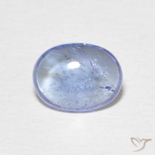 1.29ct Naturale Bambina blu Tanzanite, Ovale, Trasparente