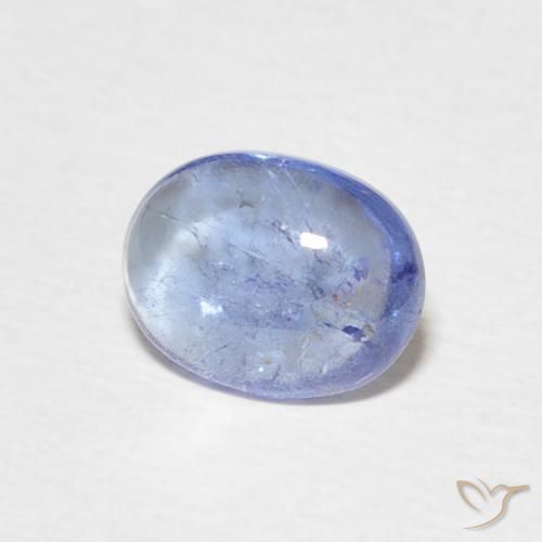 Tanzanite Bambina blu naturale da 1.29 ct, Ovale, Trasparente