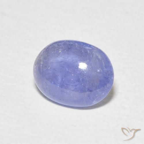 Tanzanite Blu pastello naturale da 2.10 ct, Ovale, Trasparente