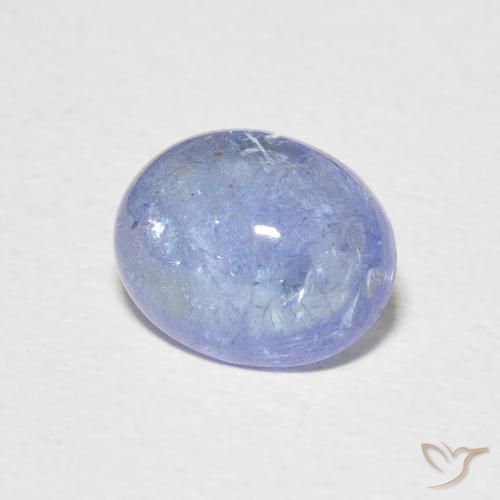 Tanzanite Blu pastello naturale da 3.48 ct, Ovale, Trasparente