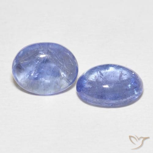 Gemme di Tanzanite Bambina blu naturale da 6.45 ct, Ovale, Trasparente