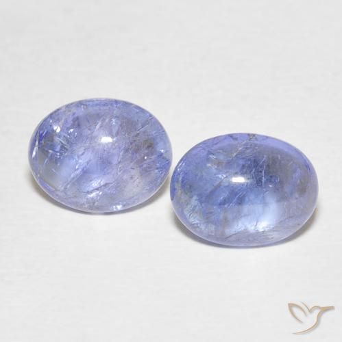6.04ctw Naturale Bambina blu Tanzanite, Ovale, Trasparente
