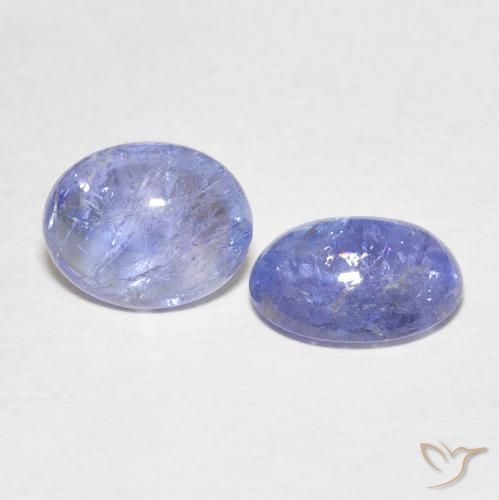 Gemme di Tanzanite Bambina blu naturale da 6.04 ct, Ovale, Trasparente