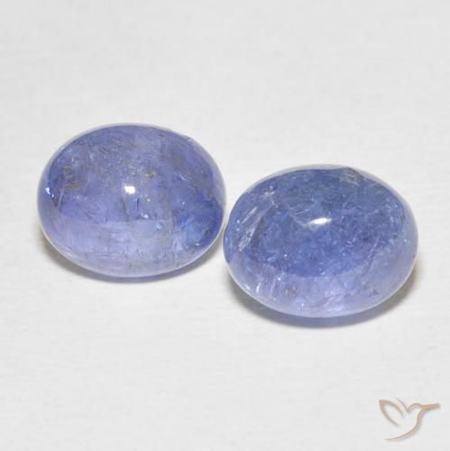 Tanzanite naturale blu da 8,48 ct, taglio ovale, trasparente