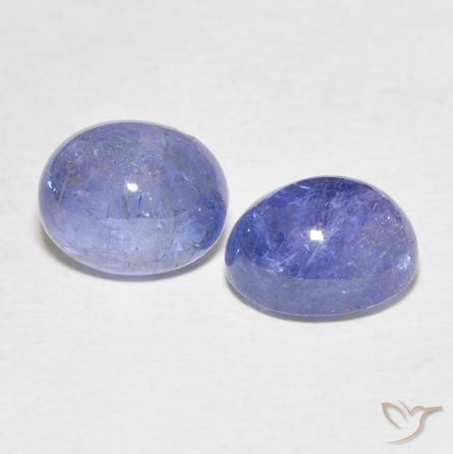 Tanzanite naturale blu da 8,48 ct, taglio ovale, trasparente
