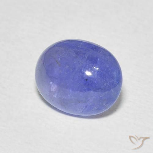 Tanzanite Intenso Viola Blu naturale da 2.60 ct, Ovale, Traslucido