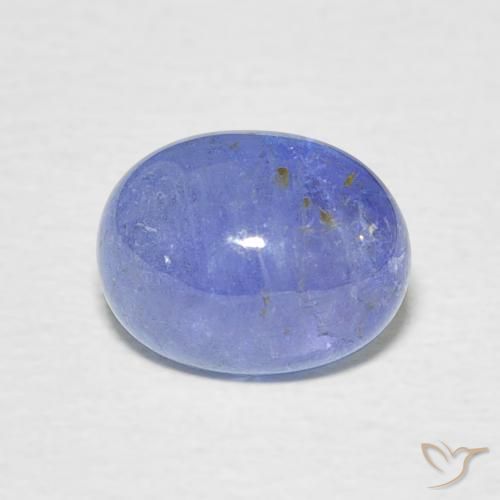 2.71ct Naturale Intenso Viola Blu Tanzanite, Ovale, Traslucido