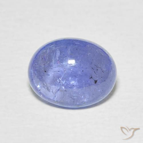2.56ct Naturale Intenso Viola Blu Tanzanite, Ovale, Trasparente