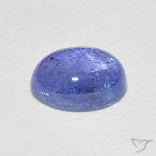 Tanzanite Intenso Viola Blu naturale da 2.56 ct, Ovale, Trasparente
