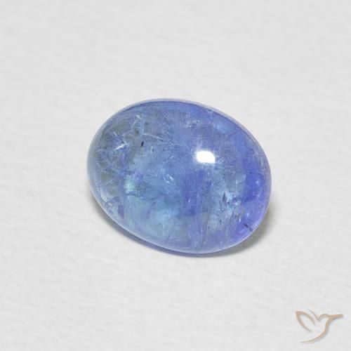 Tanzanite Viola blu chiaro naturale da 1.46 ct, Ovale, Trasparente