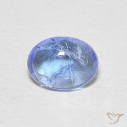 1.65ct Naturale Azzurro Tanzanite, Ovale, Trasparente