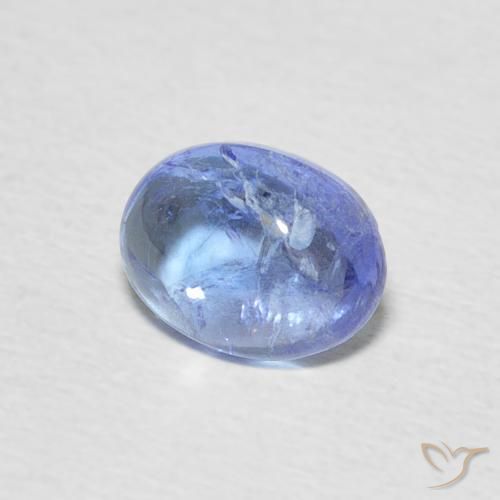 Tanzanite Azzurro naturale da 1.65 ct, Ovale, Trasparente