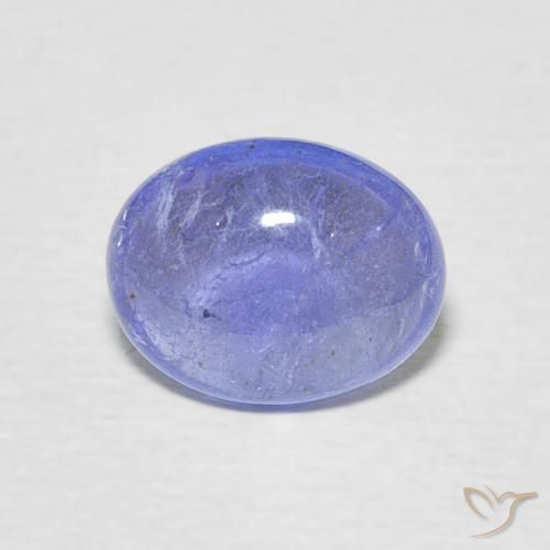 2.09ct Naturale Intenso Viola Blu Tanzanite, Ovale, Trasparente