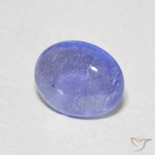 Tanzanite Intenso Viola Blu naturale da 2.09 ct, Ovale, Trasparente