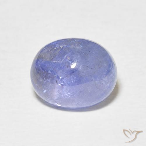 4.13ct Naturale Viola Blu Tanzanite, Ovale, Traslucido