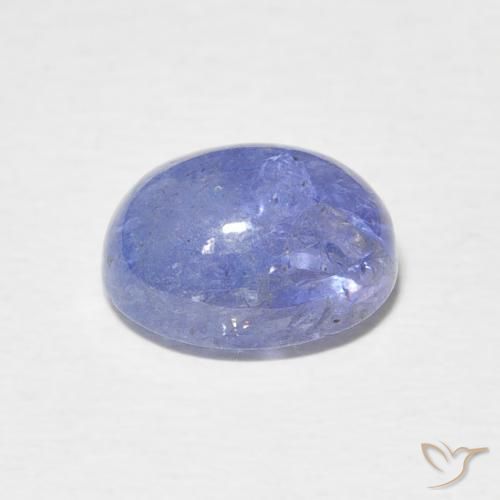 Tanzanite Viola Blu naturale da 4.13 ct, Ovale, Traslucido