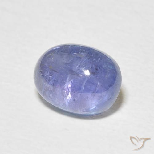 Tanzanite Blu violaceo chiaro naturale da 3.01 ct, Ovale, Trasparente