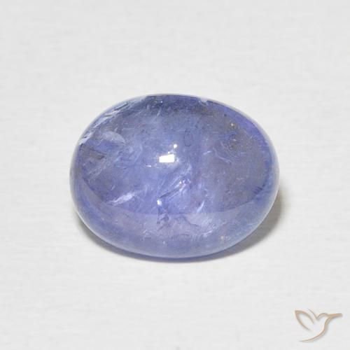 3.61ct Naturale Blu intenso Tanzanite, Ovale, Trasparente
