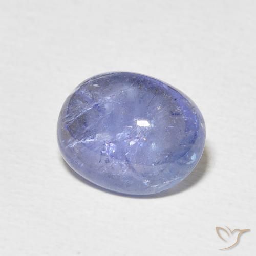 Tanzanite Blu intenso naturale da 3.61 ct, Ovale, Trasparente