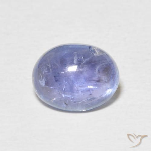 2.35ct Naturale Viola blu chiaro Tanzanite, Ovale, Trasparente