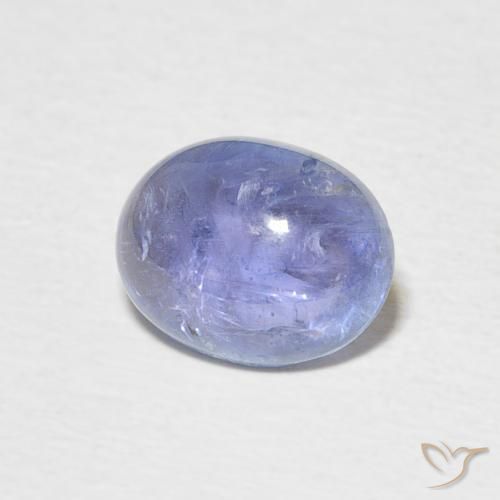 Tanzanite Viola blu chiaro naturale da 2.35 ct, Ovale, Trasparente