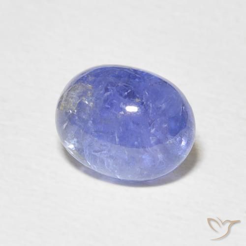Tanzanite Blu scuro naturale da 2.84 ct, Ovale, Trasparente